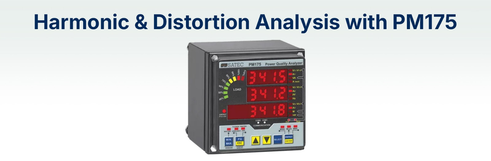 How PM175 Helps Analyze Harmonics and Power Distortion