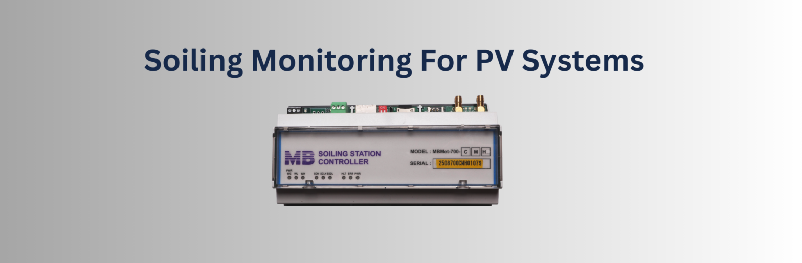 Soiling Monitoring for PV Systems